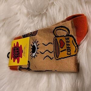 New "Stay Woke I Love Coffee" Crew Socks